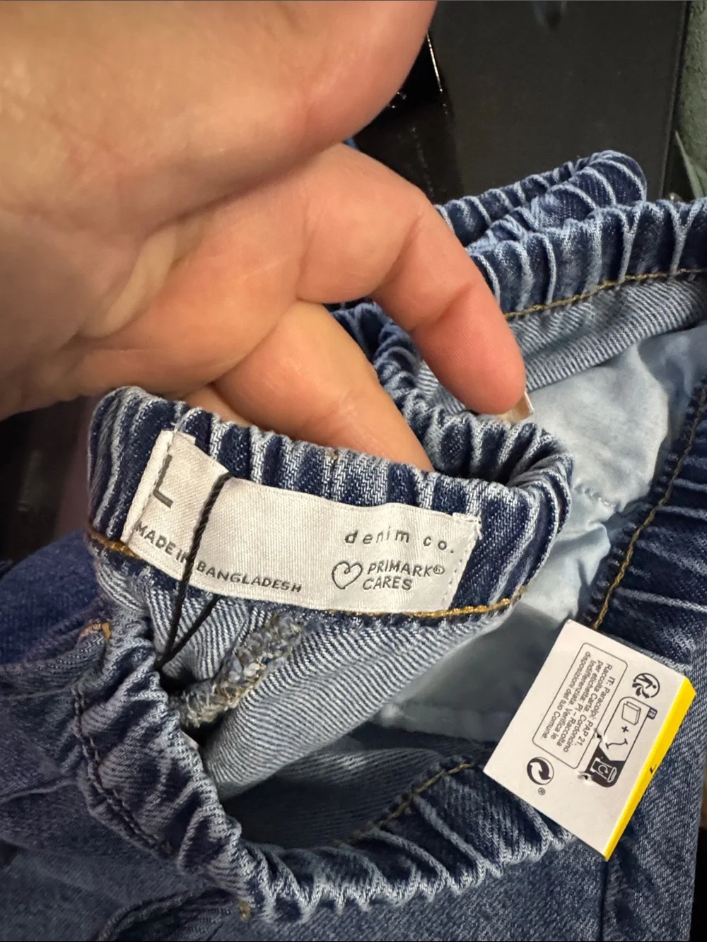 Women’s Blue Denim Jogger Jeans - Picture 5 of 8